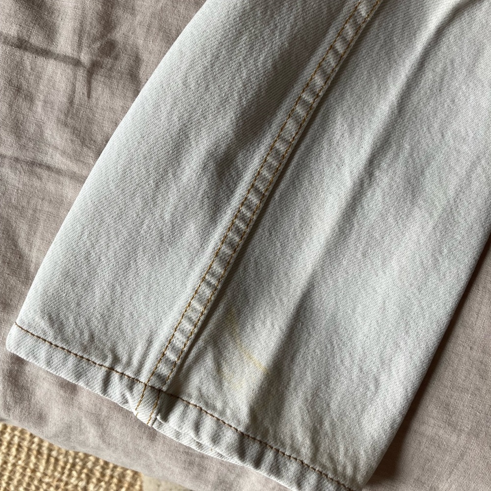 B SIDES tile white Louis Jeans - Picture 6 of 7